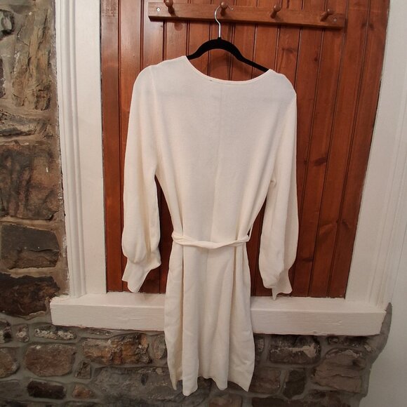 White sweater dress. - Picture 2 of 3